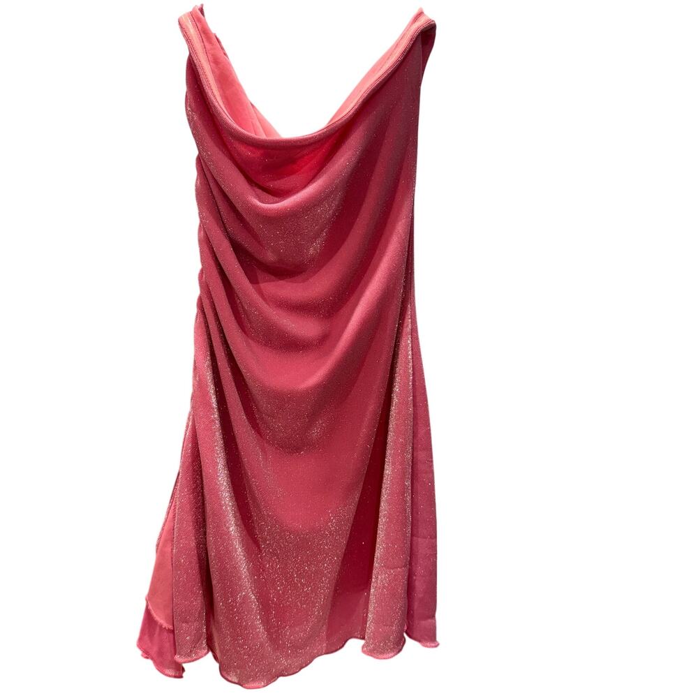 Princess polly pink sparkly ruched